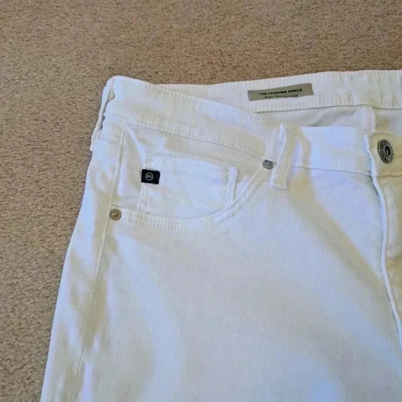 Adriano Goldschmied White Super Skinny Ankle Jeans Size 30 Legging Ankle Denim - Picture 6 of 16